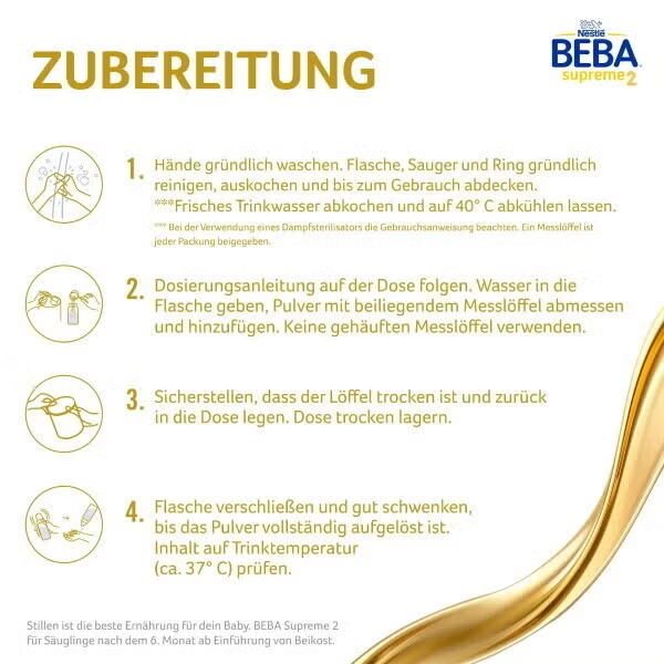 Zubereitungsanleitung